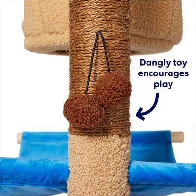 Show full view: Frisco Tiki Hut 31" Cat Tree & Condo slide 5 of 7