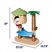 Show in main carousel: Frisco Tiki Hut 31" Cat Tree & Condo slide 2 of 6