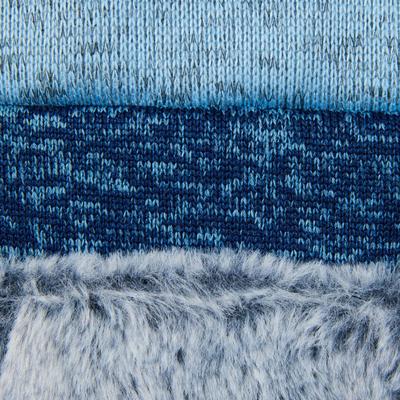 Show full view: Frisco Tonal Colorblock Fleece Dog & Cat Hoodie with Faux Fur Hood, XX-Large slide 5 of 10