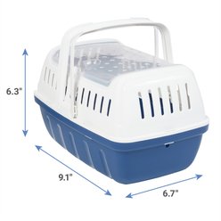 Frisco Top Entry Two-Toned Small Pet Carrier, X-Small slide 2 of 6