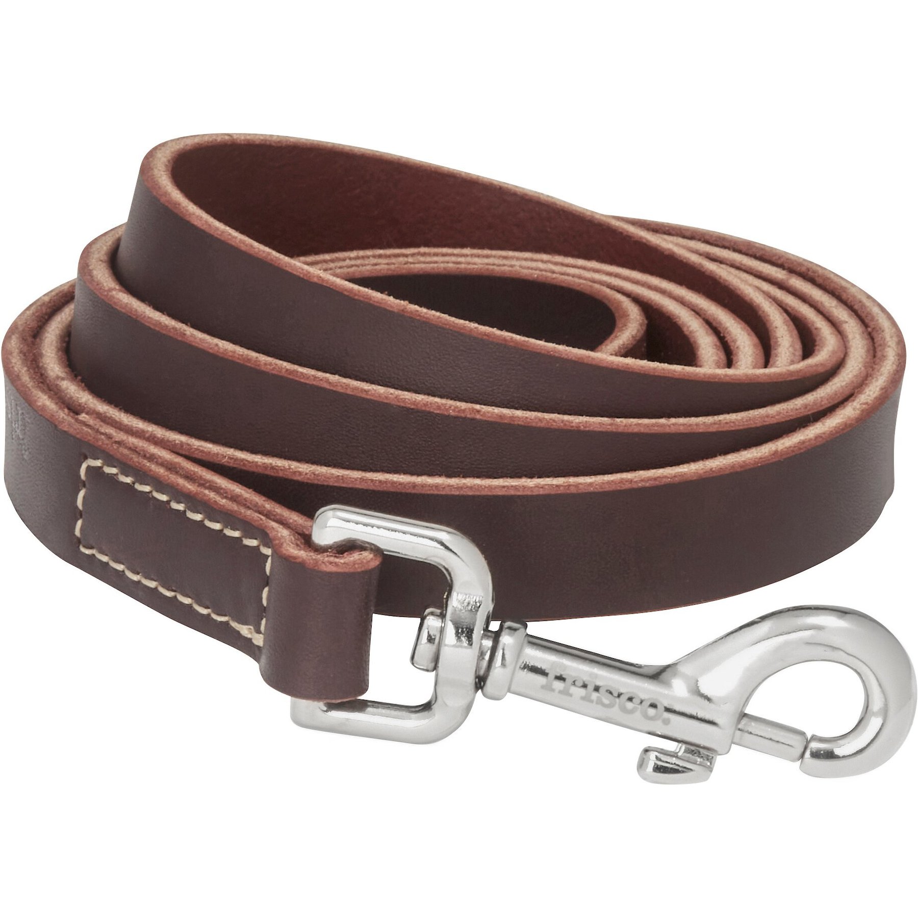 Frisco Top Grain Leather Leash, Latigo, Large: Width: 3/4th'', Length 6ft