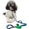 Show in main carousel: Frisco Traffic Leash with Dual Padded Handles & Poop Bag Dispenser, Blue, 4-ft long slide 4 of 7