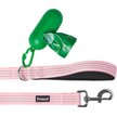 Show in main carousel: Frisco Traffic Leash with Dual Padded Handles & Poop Bag Dispenser, Pink, 4-ft long slide 2 of 6