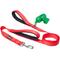 Show in main carousel: Frisco Traffic Leash with Dual Padded Handles & Poop Bag Dispenser, Red, 6-ft long slide 1 of 7