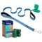 Show in main carousel: Frisco Traffic Leash with Padded Handles & Poop Bag Dispenser, Blue, Length: 6ft, Width: 1-in + Refill Dog Poop Bags, Scented, 120 count slide 1 of 9
