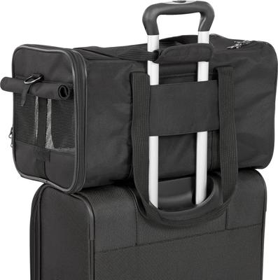 Show full view: Frisco Travel Bag Dog & Cat Carrier, Black, Medium slide 7 of 11