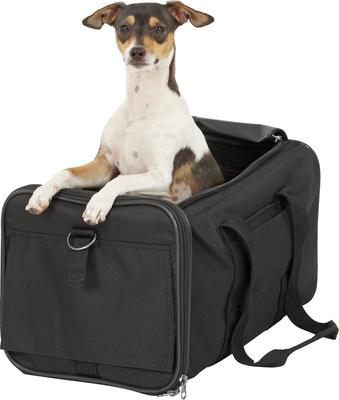 Show full view: Frisco Travel Bag Dog & Cat Carrier, Black, Medium slide 8 of 11