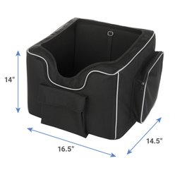 Frisco Travel Dog Bucket Booster Seat, Black, Regular slide 2 of 5