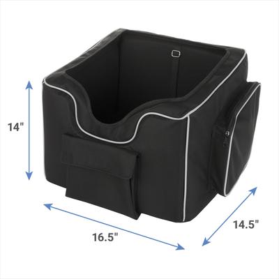 Show full view: Frisco Travel Dog Bucket Booster Seat, Black, Regular slide 2 of 7