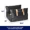 Show in main carousel: Frisco Travel Lounger & Bolster Dog Bed, Black slide 2 of 10
