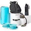 Show in main carousel: Frisco Travel Pillow Dog Mat Bed with Reusable Storage Bag, Blue Curaçao, Large slide 7 of 9