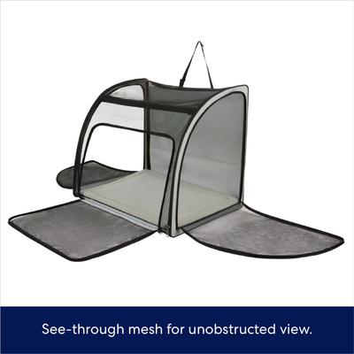 Show full view: Frisco Travel Safety Dog & Cat Carrier, Large + Pet Fit for Life Collapsible Portable Litter Box slide 3 of 9