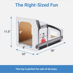 Frisco Treadmill Cardboard Cat House slide 2 of 4