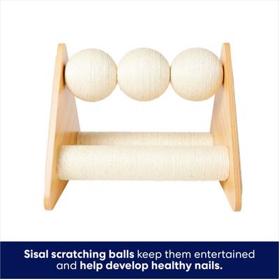 Show full view: Frisco Triple Sisal Ball 19.5" Cat Scratching Post slide 3 of 7