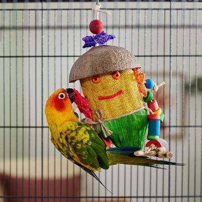 Show full view: Frisco Tropical Hula Tiki Bird Chew Toy slide 3 of 6