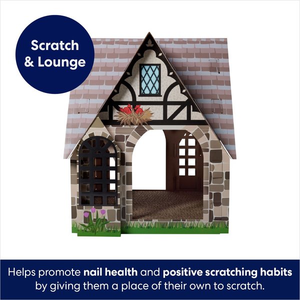 Show full view: Frisco Tudor House Cardboard Cat House slide 3 of 8