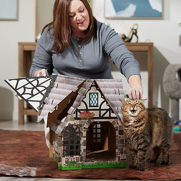 Show full view: Frisco Tudor House Cardboard Cat House slide 4 of 8