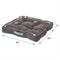 Show in main carousel: Frisco Tufted Pillow Cat & Dog Bed with Removable Cover, Gray, Large slide 2 of 9