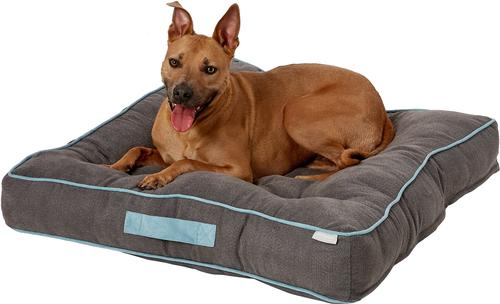 Show full view: Frisco Tufted Pillow Cat & Dog Bed with Removable Cover, Gray, Large slide 5 of 9