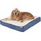 Show in main carousel: Frisco Tufted Pillow Cat & Dog Bed with Removable Cover, Navy Herringbone, Large slide 3 of 11