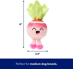 Frisco Turnip Fetch Squeaky Tennis Ball Dog Toy, Medium slide 2 of 6