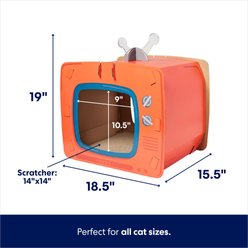 Frisco TV Set Cardboard Cat House slide 2 of 6