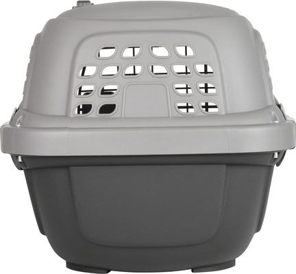 Show full view: Frisco Two Door Top Load Plastic Dog & Cat Kennel, Grey, 20-in slide 5 of 7