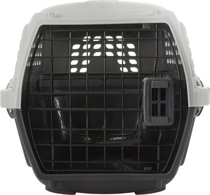 Show full view: Frisco Two Door Top Load Plastic Dog & Cat Kennel, Grey, 22-in slide 5 of 8