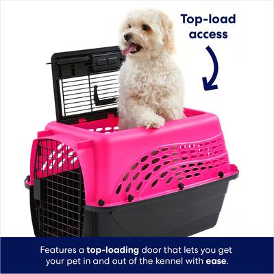 Frisco Two Door Top Load Plastic Dog & Cat Kennel