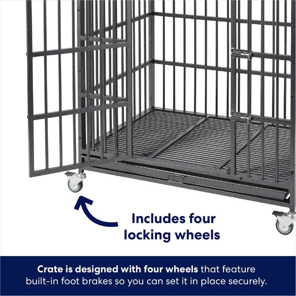 Show full view: Frisco Ultimate Heavy Duty Steel Metal Single Door Dog Crate, Medium slide 5 of 9