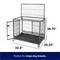 Show in main carousel: Frisco Ultimate Lightweight Heavy Duty Foldable & Stackable Steel Metal Single Door Dog Crate, Large slide 2 of 11