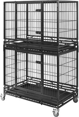Show full view: Frisco Ultimate Lightweight Heavy Duty Foldable & Stackable Steel Metal Single Door Dog Crate, Large slide 6 of 11