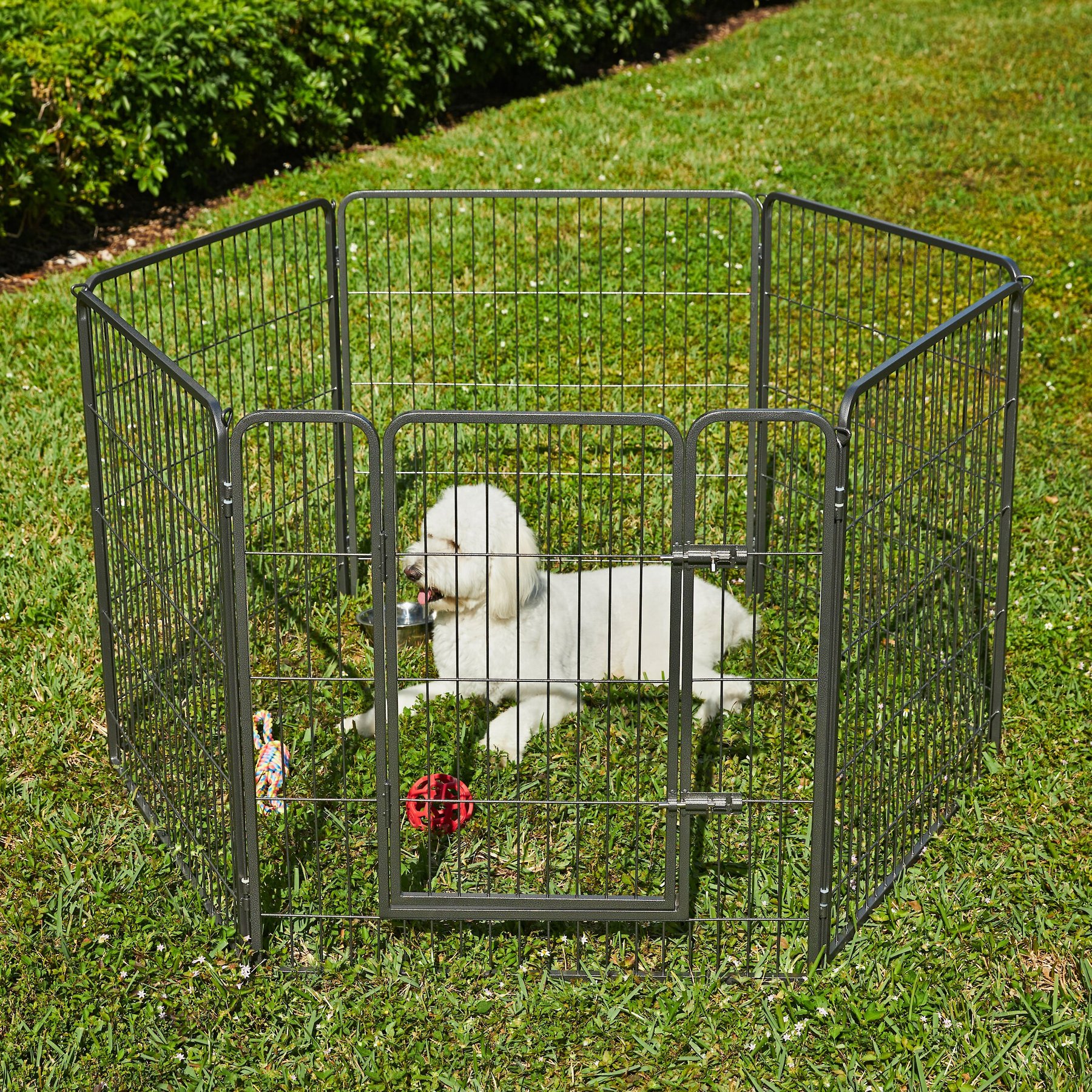 Frisco Ultimate Heavy Duty Steel Metal Playpen, 2 count