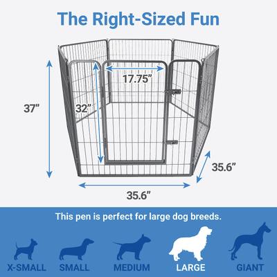 Show full view: Frisco Ultimate Outdoor Heavy Duty Steel Metal Playpen, 1 count slide 2 of 8