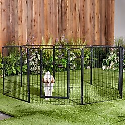 Frisco Ultimate Outdoor Lightweight Heavy Duty Steel Metal Playpen, 36-in