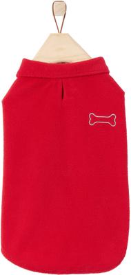 Show full view: Frisco Ultra lightweight Basic Dog & Cat Fleece Vest, Red, Small slide 4 of 8