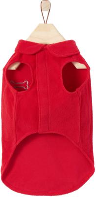 Show full view: Frisco Ultra lightweight Basic Dog & Cat Fleece Vest, Red, Small slide 5 of 8