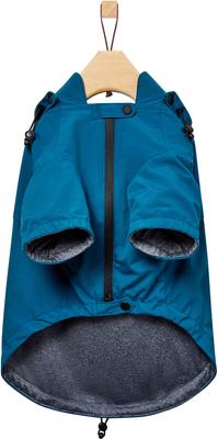 Show full view: Frisco Ultra Lightweight Dog & Cat Windbreaker with Removable Hood, Dark Blue, XX-Large slide 4 of 11