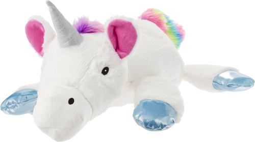 FRISCO Unicorn Plush Squeaky Dog Toy, White, X-Large