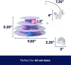 Frisco Unicorn & Rainbow Cat Tracks Cat Toy with Catnip slide 2 of 5