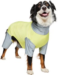 Frisco UPF 30+ Colorblock Dog & Cat Playsuit, Green, XX-Large