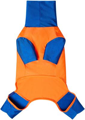 Show full view: Frisco UPF 30+ Colorblock Dog & Cat Playsuit, Red, Small slide 5 of 10