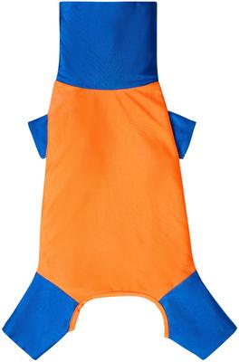 Show full view: Frisco UPF 30+ Colorblock Dog & Cat Playsuit, Red, X-Large slide 3 of 9