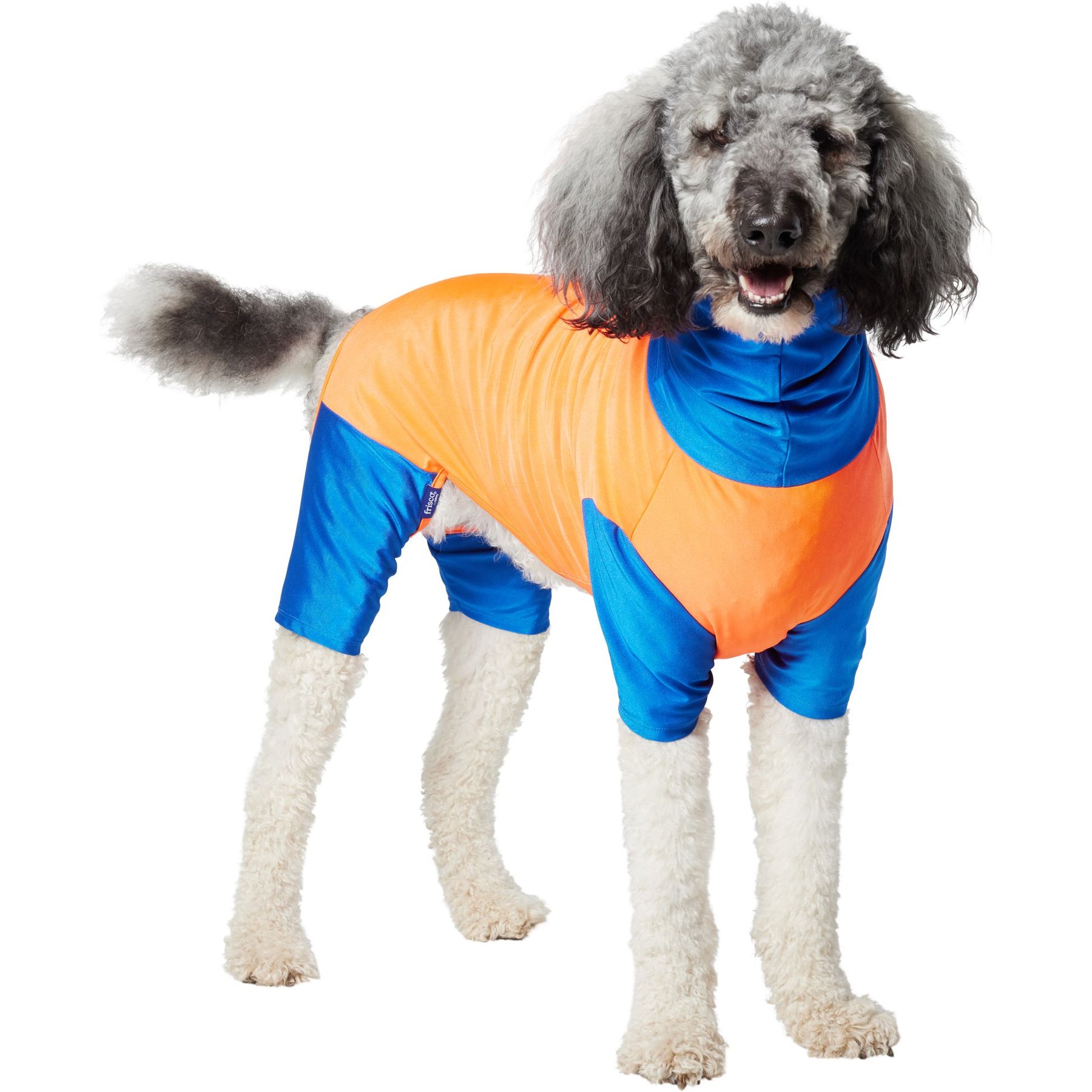 Frisco UPF 30+ Colorblock Dog & Cat Playsuit, Red, XX-Large