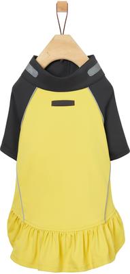 Show full view: Frisco UPF 50+ Ruffle Dog & Cat Scuba Dress, Medium slide 4 of 12