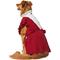 Show in main carousel: Frisco V Ruffle Dog & Cat Sweater Dress, Burgundy, Large slide 1 of 8