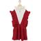 Show in main carousel: Frisco V Ruffle Dog & Cat Sweater Dress, Burgundy, Large slide 4 of 8