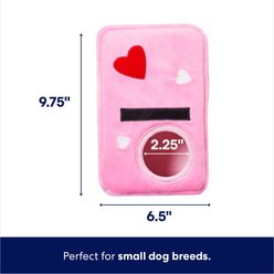 Frisco Valentine Box of Cards Hide & Seek Puzzle Plush Squeaky Dog Toy, Small slide 2 of 6