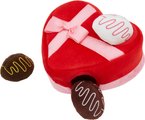 Frisco Valentine Box of Chocolates Hide & Seek Puzzle Plush Squeaky Dog Toy, Small