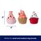 Show in main carousel: Frisco Valentine Cupcakes Plush Squeaky Dog Toy, Small/Medium, 3 count slide 2 of 7